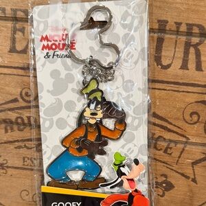 Disney Goofy Keychain with Orange and Blue Accents